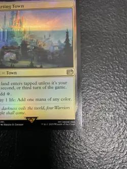 MTG Starting Town Land Magic the Gathering Card Final Fantasy Foil 0289 - Image 5