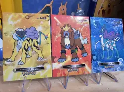 Pokemon Card Database 2 - Raikou, Entei, Suicune, Legendary 2nd Gen - 3 Card Lot - Image 2