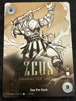OverPower ERB World Legends Kickstarter Power Card Any Power 6 FOIL - Image 1