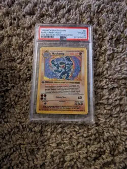 Pokemon TCG Machamp Holo 1st Edition Shadowless Base Set Card 8/102 - Image 1