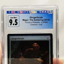 MTG - Throne of Eldraine - Gingerbrute - Foil - Graded - CGC 9.5 - Image 3