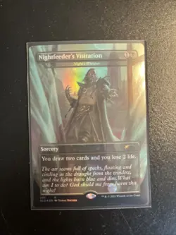 MTG Nightfeeder's Visitation Foil Night's Whisper From Secret Lair Drop Series - Image 1