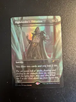 MTG Nightfeeder's Visitation Foil Night's Whisper From Secret Lair Drop Series - Image 2