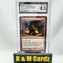 MTG - Avacyn Restored - Hound of Griselbrand - Foil - Graded - CGC 8.5 - Image 1