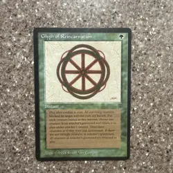 1x Glyph of Reincarnation Legends LP MTG - Image 1