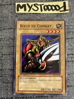 Carte Yu-gi-oh Bœuf De Combat SKE-FR002 1ere Edition Francais OCCASION - Image 1