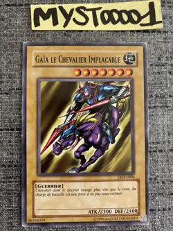 Carte Yu-gi-oh Gaia Le Chevalier Implacable DDY-F006 Francais Occasion - Image 1