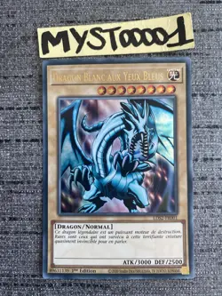 Carte Yu-gi-oh! Dragon Blanc Aux Yeux Bleus LDS2-FR001 Ultra Rare Francais Occas - Image 1