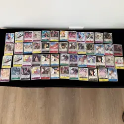 One Piece TCG 50 Card Lot 1 SR + 49 Common Cards Mixed Bulk NM+ (Lot 117) - Image 1