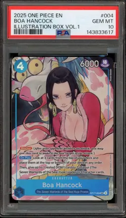 One Piece CCG Boa Hancock Illustration Bx. Vol. 1 ST17-004 PSA 10 Gem Mint - Image 1