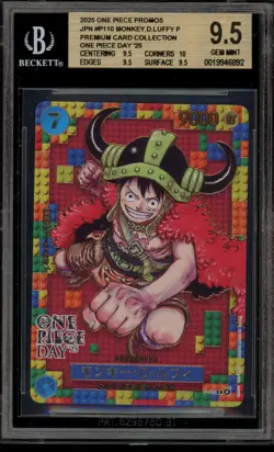 One Piece CCG Monkey.D.Luffy '25 OP Day Premium Card Coll. Promo P-110 BGS 9.5 - Image 1
