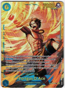 PORTGAS.D.ACE (119) OP13-119 SECRET RARE CARRYING ON HIS WILL ONE PIECE NM - Image 1