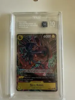 Nico Robin One Piece TAG OP09-107 Emperors in the New World TAG Alternate Art - Image 1