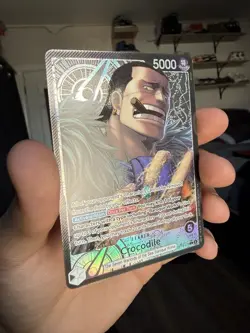 Bandai One Piece TCG OP14-079 Crocodile Leader Special Holo 5000 Power - Image 2
