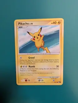 Pokemon Card 2009 POP Series 9 Common Pikachu 15/17 NM - Image 2