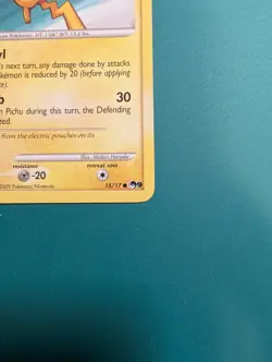 Pokemon Card 2009 POP Series 9 Common Pikachu 15/17 NM - Image 5