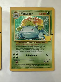 Pokemon Celebrations Big 3 Cards Charizard Blastoise Venusaur 2/102 4/102 15/102 - Image 4