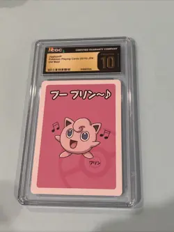 CGC 10 Pristine Jigglypuff Old Maid 2019 Japanese Pokemon Card - Image 1