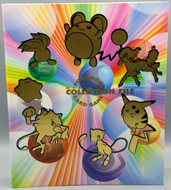 Official Vintage Japanese Pokemon TCG Rainbow Card Collection Binder Authentic - Image 1