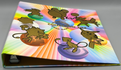 Official Vintage Japanese Pokemon TCG Rainbow Card Collection Binder Authentic - Image 4