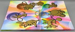 Official Vintage Japanese Pokemon TCG Rainbow Card Collection Binder Authentic - Image 5