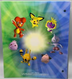 Official 2001 Pokemon TCG Card Collection Binder Authentic Pichu Cleffa Magby - Image 2