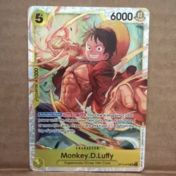 One Piece Card Game The Three Brothers ST13-015 Monkey D Luffy Foil English (A1) - Image 1