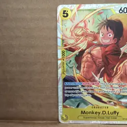 One Piece Card Game The Three Brothers ST13-015 Monkey D Luffy Foil English (A1) - Image 5