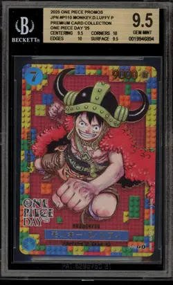 One Piece CCG Monkey.D.Luffy '25 OP Day Premium Card Coll. Promo P-110 BGS 9.5 - Image 1