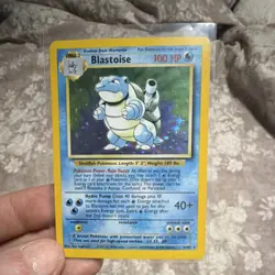 Blastoise Pokemon Base Set 2/102 Holo Rare 100 HP Stage 2 Vintage Card - Image 3