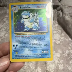 Blastoise Pokemon Base Set 2/102 Holo Rare 100 HP Stage 2 Vintage Card - Image 5