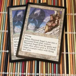 Haunted Angel x2 Apocalypse Magic the Gathering MTG Free Shipping - Image 1