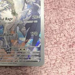 Pokemon N's Reshiram Full Art Holo Illustration Rare 130 HP SV09 167/159 Card - Image 3