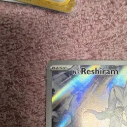Pokemon N's Reshiram Full Art Holo Illustration Rare 130 HP SV09 167/159 Card - Image 5