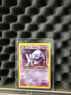 Pokemon TCG Dark Espeon 4/105 Neo Destiny HOLO Unlimited Card NM Swirl!!! - Image 1
