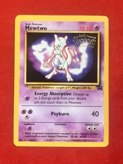 Pokemon Cards - Mewtwo Black Star Movie 3 - WOTC Promo - M/NM - Image 2