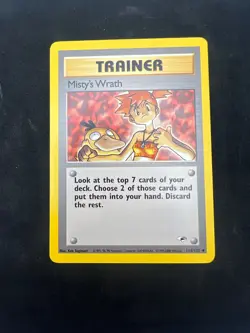 Pokemon Card Gym Heroes Misty's Wrath 114/132 Unlimited Uncommon NM/LP - Image 3