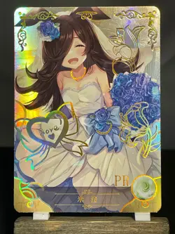 Goddess Story CCG Anime Waifu Doujin Holo Foil Card - Wedding Promo Rice Shower - Image 1
