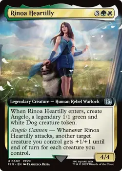Rinoa Heartilly (Extended Art) FINAL FANTASY VARIANTS LEGENDARY WARLOCK MTG RARE - Image 1