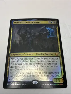 MTG Wilhelt the Rotcleaver Foil LP Commander Innistrad Midnight Hunt Mythic - Image 1