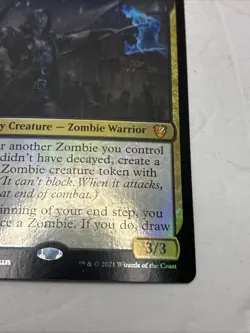 MTG Wilhelt the Rotcleaver Foil LP Commander Innistrad Midnight Hunt Mythic - Image 5