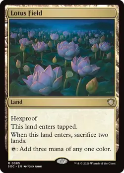 NM Lotus Field, MTG, Strixhaven Commander, Magic the Gathering, 385 - Image 1