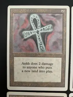 MTG - 4x Ankh of Mishra - Revised Edition - Magic The Gathering - Image 2