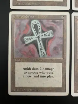 MTG - 4x Ankh of Mishra - Revised Edition - Magic The Gathering - Image 4