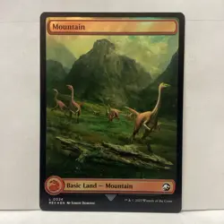 MTG Mountain Magic: The Gathering Jurassic World Collection #0024 FOIL - Image 2