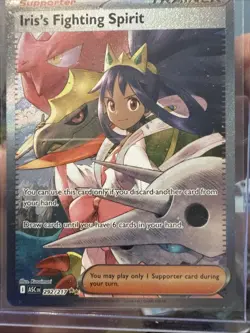 Iris's Fighting Spirit 292/217 Ascended Heroes Special Illustration Rare Pokemon - Image 1
