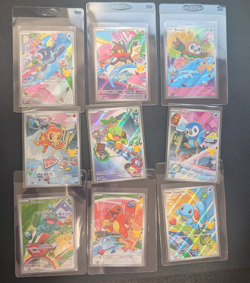 Pokemon TCG First Partner ILLUSTRATION COLLECTION 9 CARD SET Series 1 Promo - Image 1