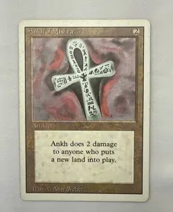 Ankh of Mishra x1 MTG Revised 3rd Edition 1x Magic Fair Heavy Play HP - Image 1