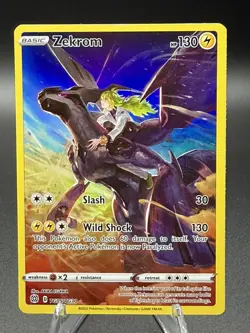 Pokemon Zekrom Sword & Shield Brilliant Stars Trainer Gallery Ultra Rare #TG05 - Image 1