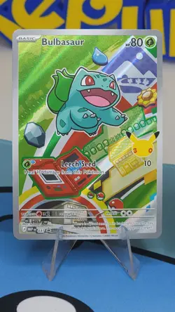 First Partner Bulbasaur Charmander Squirtle 30th Promos 037 038 039 Pokemon TCG - Image 2